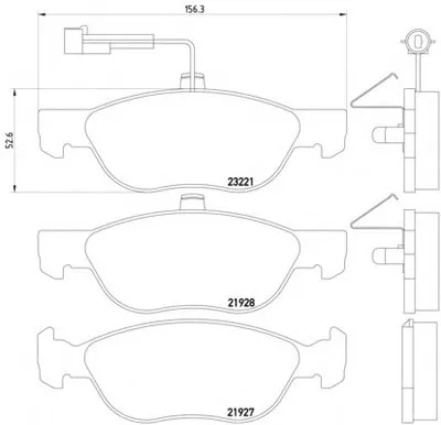 Комплект тормозных колодок, дисковый тормоз HELLA PAGID купить