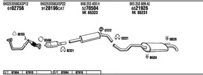 Система выпуска ОГ WALKER купить