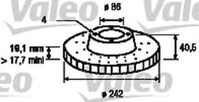 Тормозной диск VALEO купить