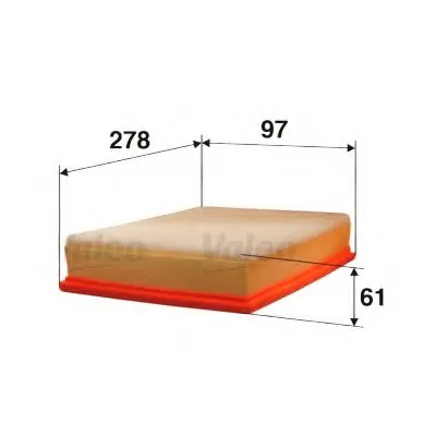 Воздушный фильтр VALEO купить