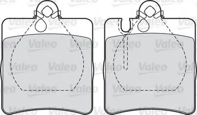 Комплект тормозных колодок, дисковый тормоз VALEO купить