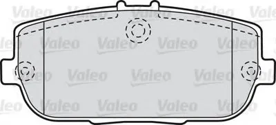 Комплект тормозных колодок, дисковый тормоз VALEO купить