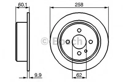 Тормозной диск BOSCH купить