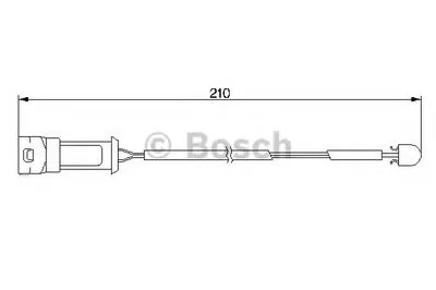 Сигнализатор, износ тормозных колодок BOSCH купить