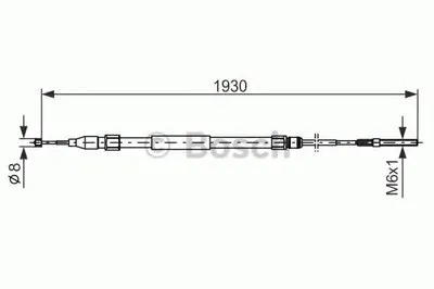 Трос, стояночная тормозная система BOSCH купить