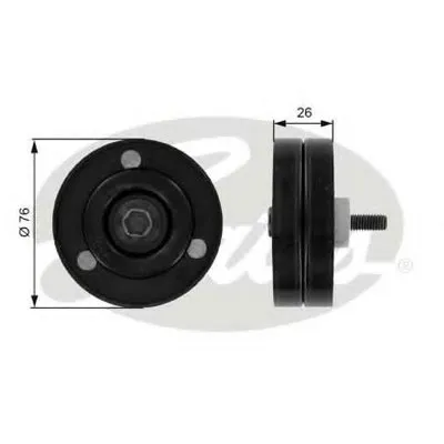 Паразитный / ведущий ролик, поликлиновой ремень DriveAlign® GATES купить