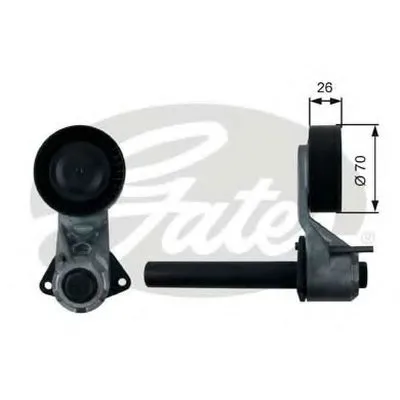 Натяжной ролик, поликлиновой  ремень DriveAlign® GATES купить