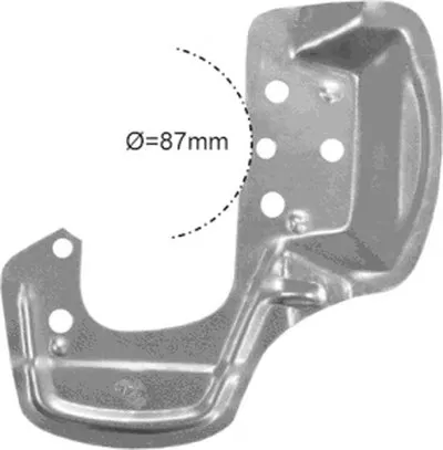 Отражатель, диск тормозного механизма VAN WEZEL купить
