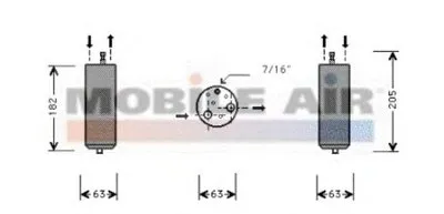 Осушитель, кондиционер VAN WEZEL купить
