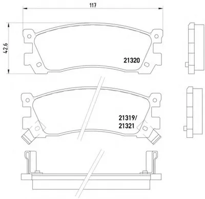 Комплект тормозных колодок, дисковый тормоз MINTEX купить