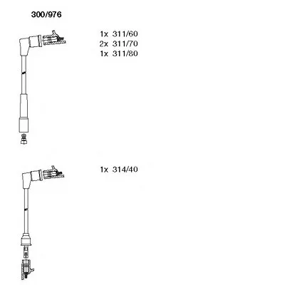 Комплект проводов зажигания BREMI купить