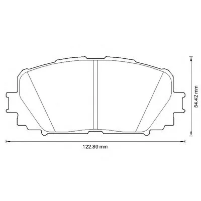 Комплект тормозных колодок, дисковый тормоз JURID купить