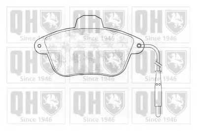 Комплект тормозных колодок, дисковый тормоз QUINTON HAZELL купить
