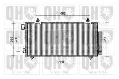 Конденсатор, кондиционер QUINTON HAZELL купить