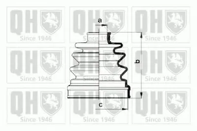 Комплект пылника, приводной вал QUINTON HAZELL купить
