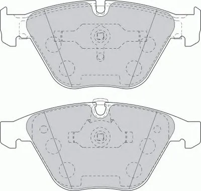 Комплект тормозных колодок, дисковый тормоз PREMIER FERODO купить