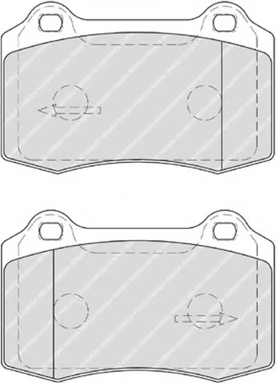 Комплект тормозных колодок, дисковый тормоз PREMIER FERODO купить