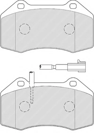 Комплект тормозных колодок, дисковый тормоз PREMIER FERODO купить
