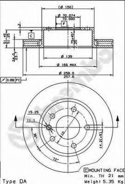 Тормозной диск AP купить