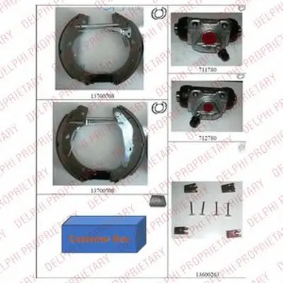 Комплект тормозных колодок DELPHI купить