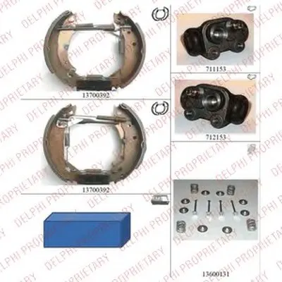 Комплект тормозных колодок DELPHI купить