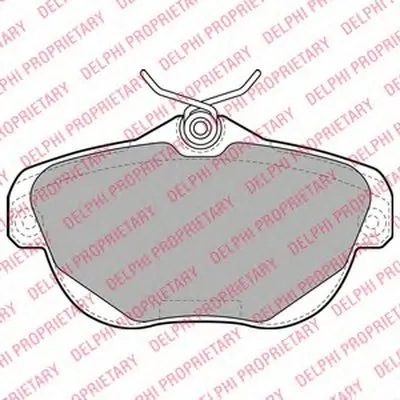 Комплект тормозных колодок, дисковый тормоз DELPHI купить