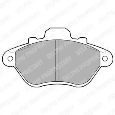 Комплект тормозных колодок, дисковый тормоз DELPHI купить