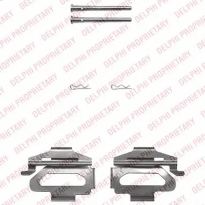 Комплектующие, колодки дискового тормоза DELPHI купить