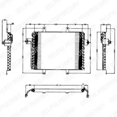 Конденсатор, кондиционер DELPHI купить