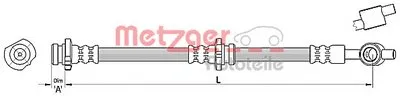 Тормозной шланг METZGER купить