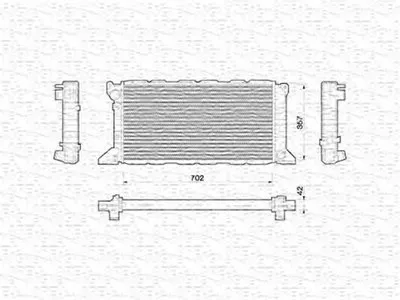 Радиатор, охлаждение двигателя MAGNETI MARELLI купить