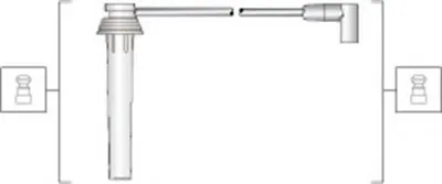 Комплект проводов зажигания MAGNETI MARELLI купить