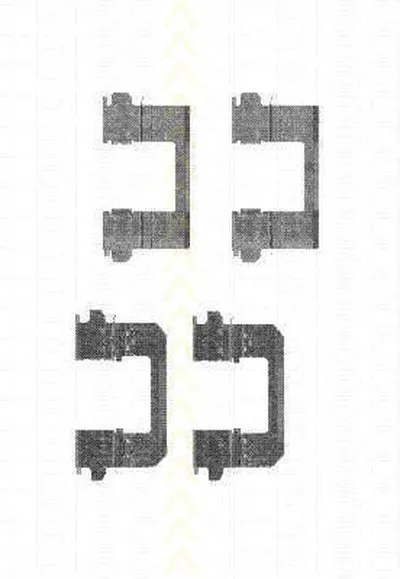 Комплектующие, колодки дискового тормоза TRISCAN купить