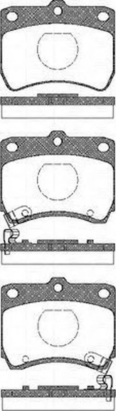 Комплект тормозных колодок, дисковый тормоз TRISCAN купить