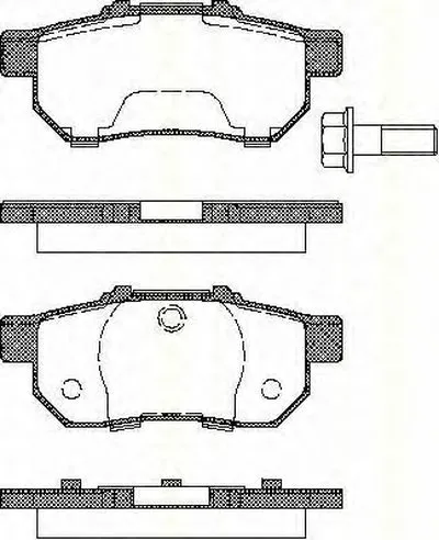 Комплект тормозных колодок, дисковый тормоз TRISCAN купить