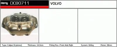 Тормозной суппорт Remanufactured REMY (Multiline) DELCO REMY купить