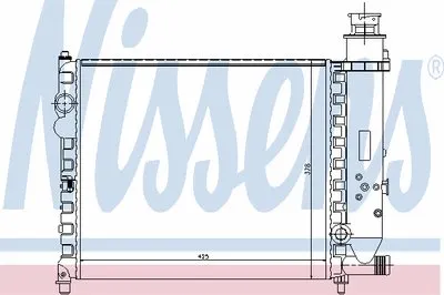 Радиатор, охлаждение двигателя NISSENS купить
