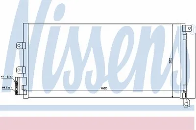 Конденсатор, кондиционер NISSENS купить