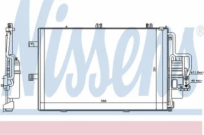 Конденсатор, кондиционер NISSENS купить
