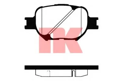 Комплект тормозных колодок, дисковый тормоз NK купить