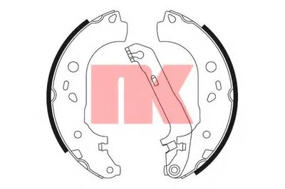 Комплект тормозных колодок NK купить