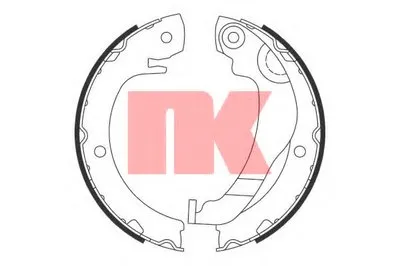 Комплект тормозных колодок, стояночная тормозная система NK купить