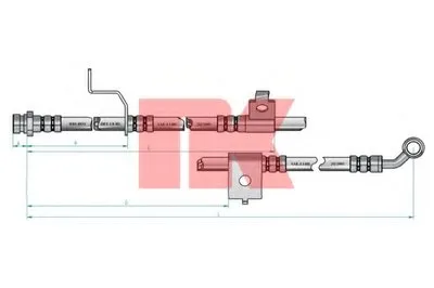 Тормозной шланг NK купить