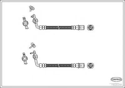 Тормозной шланг CORTECO купить