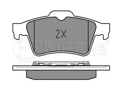 Комплект тормозных колодок, дисковый тормоз MEYLE купить