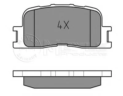 Комплект тормозных колодок, дисковый тормоз MEYLE купить