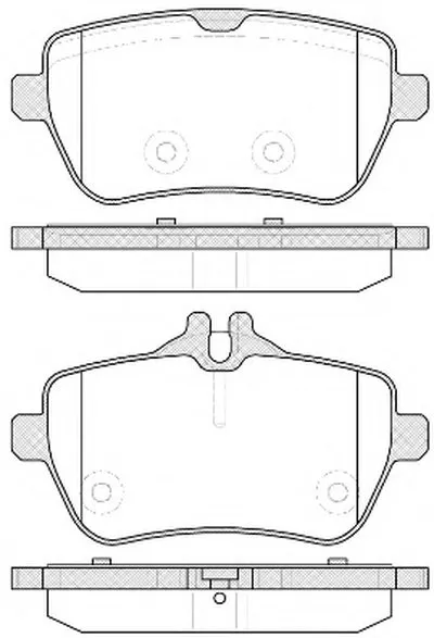 Комплект тормозных колодок, дисковый тормоз KAWE купить