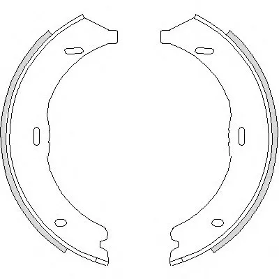 Комплект тормозных колодок, стояночная тормозная система WOKING купить