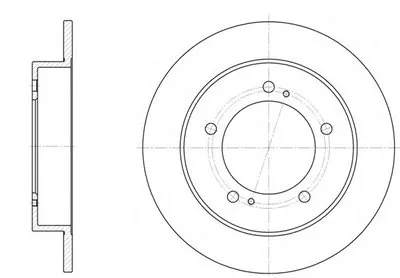Тормозной диск REMSA купить