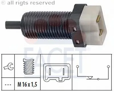 Выключатель фонаря сигнала торможения FACET купить